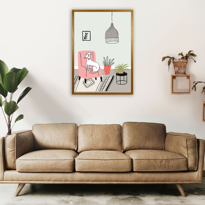 Posh Dog Art Print by Pixy Paper A1 Print Only