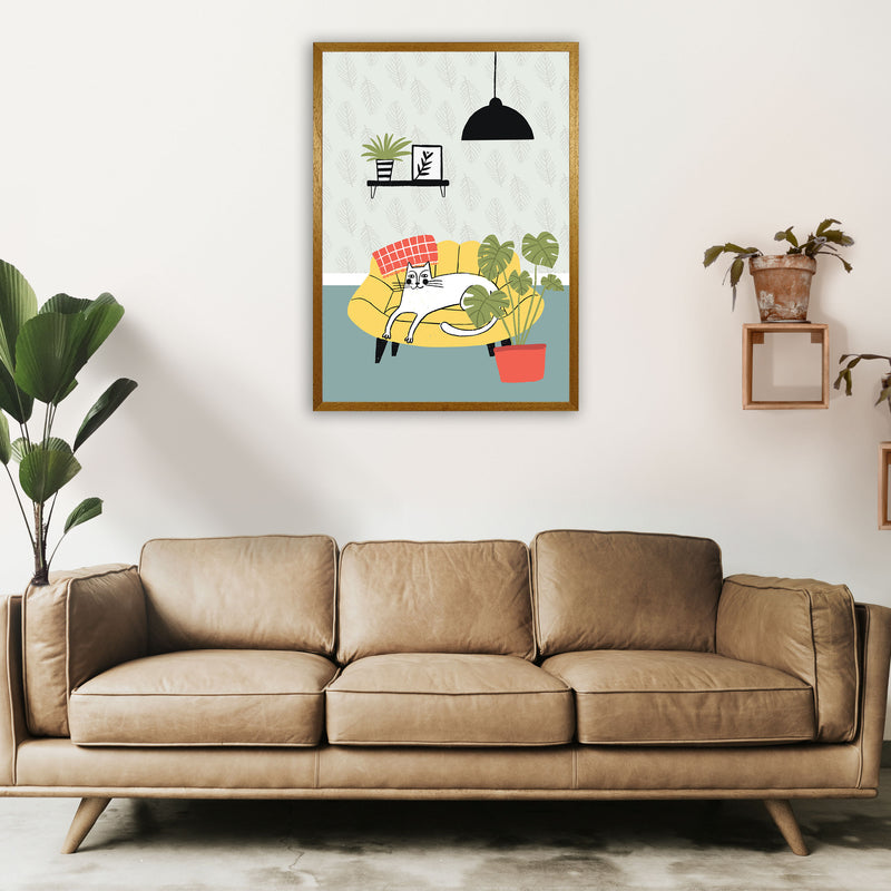 It's A Cat Life Art Print by Pixy Paper A1 Print Only