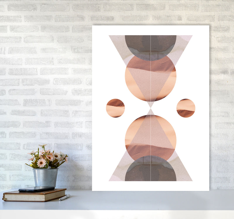 Abstract Sandstorm 1 Modern Print A1 Black Frame