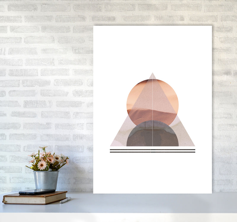 Abstract Sandstorm 2 Modern Print A1 Black Frame