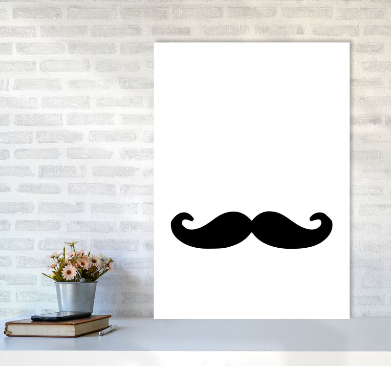 Moustache Modern Print A1 Black Frame