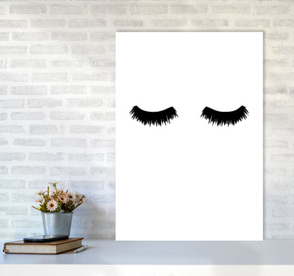 Lashes Modern Print A1 Black Frame