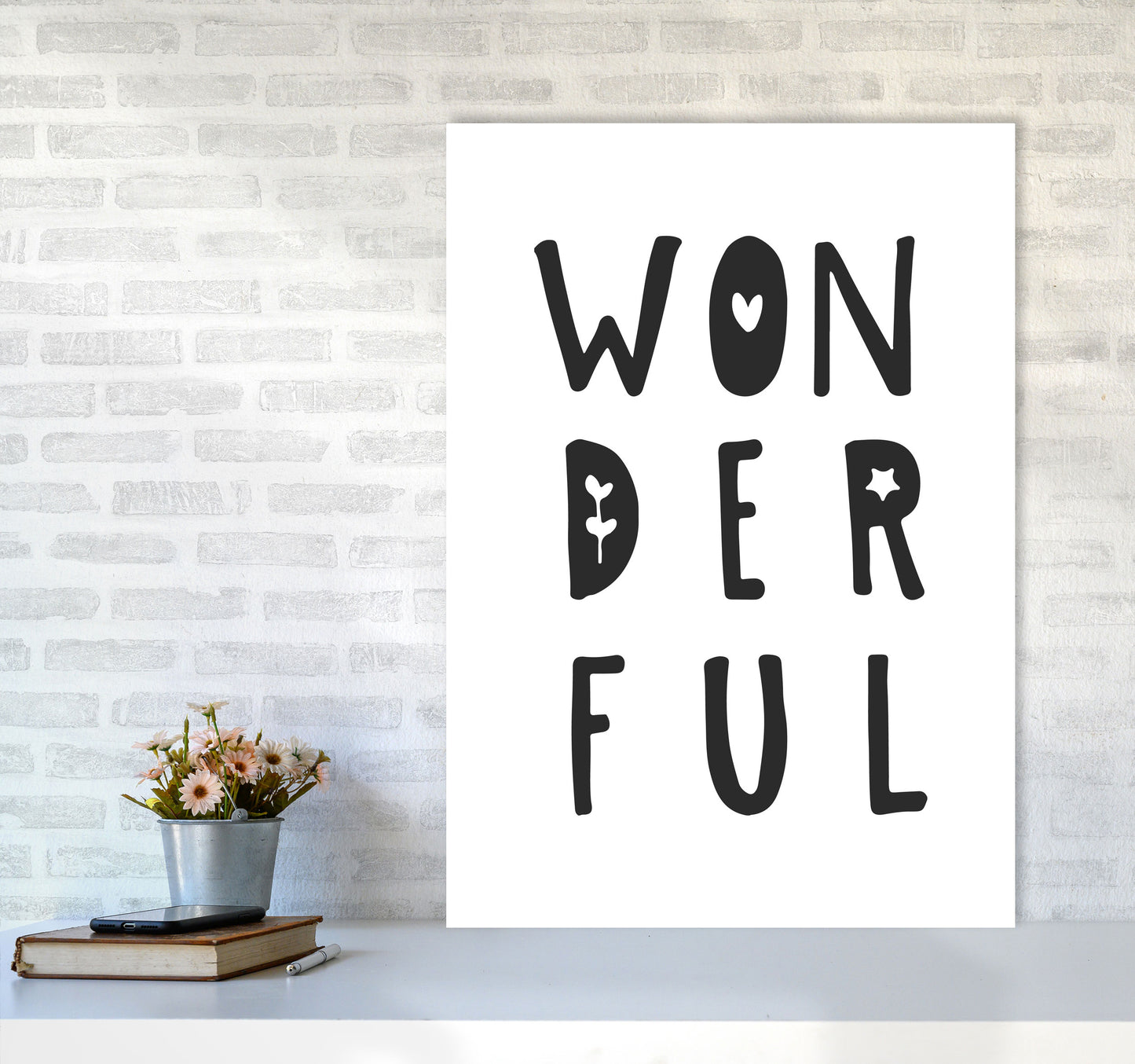 Wonderful Black Framed Nursey Wall Art Print A1 Black Frame