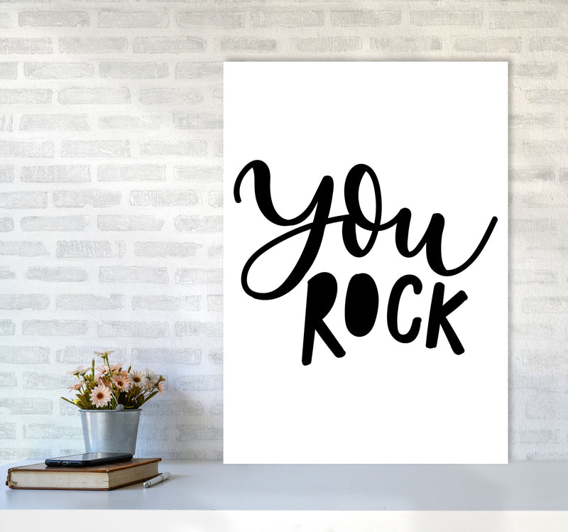 You Rock Modern Print A1 Black Frame