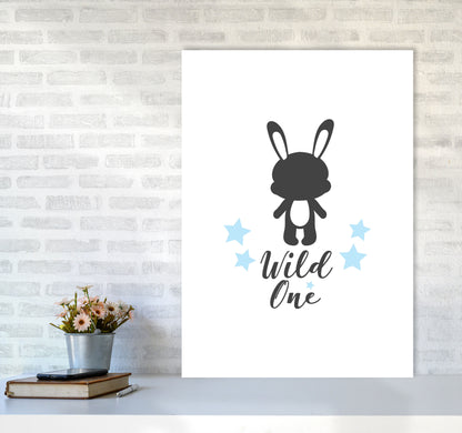 Wild One Framed Nursey Wall Art Print A1 Black Frame