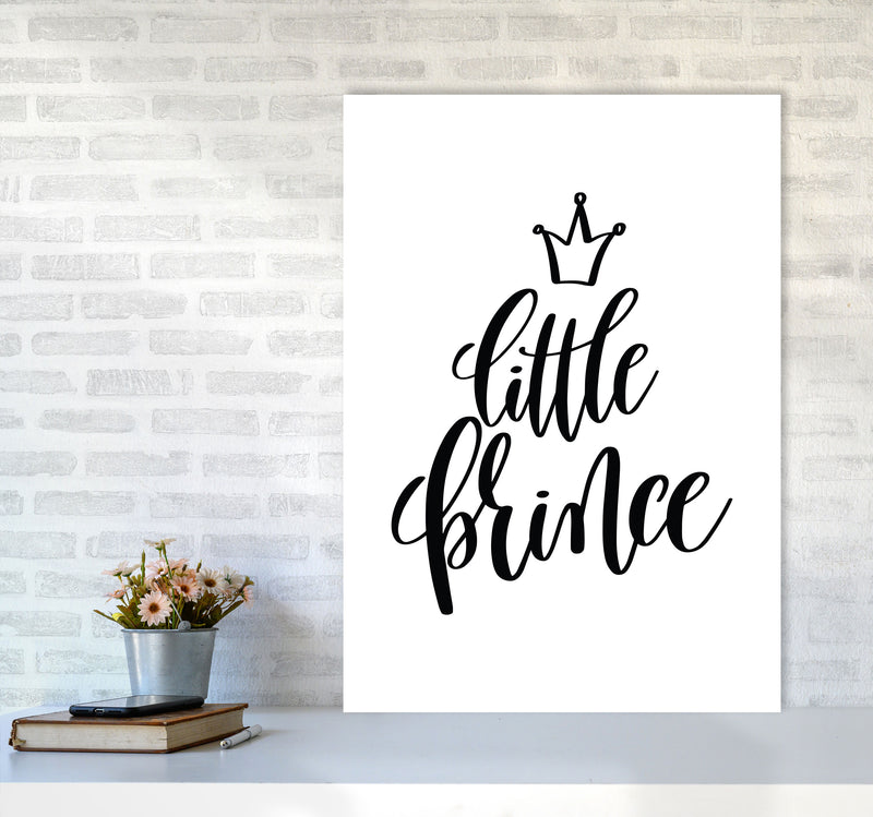 Little Prince Black Framed Nursey Wall Art Print A1 Black Frame
