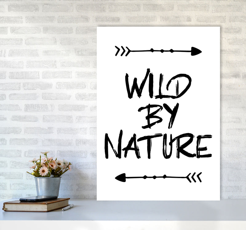 Wild By Nature Modern Print A1 Black Frame