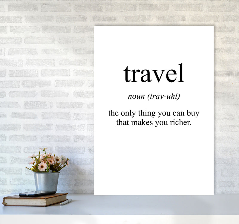 Travel Modern Print A1 Black Frame