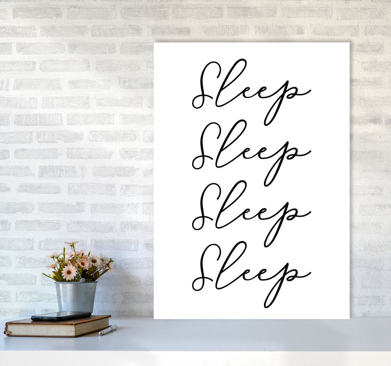 Sleep Modern Print A1 Black Frame