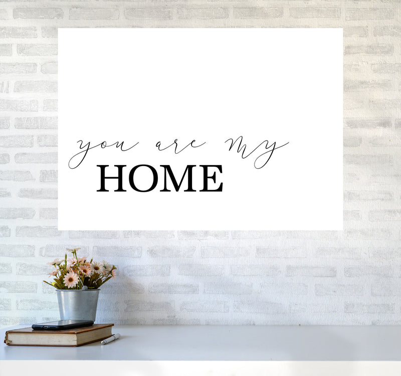 You Are My Home Modern Print A1 Black Frame