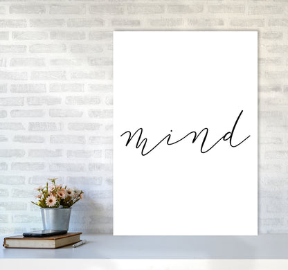 Mind Framed Typography Wall Art Print A1 Black Frame