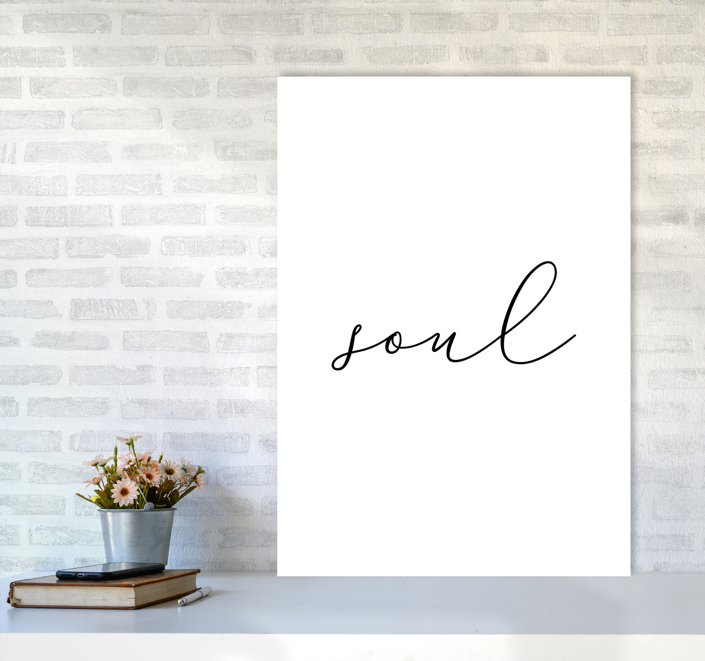 Soul Modern Print A1 Black Frame