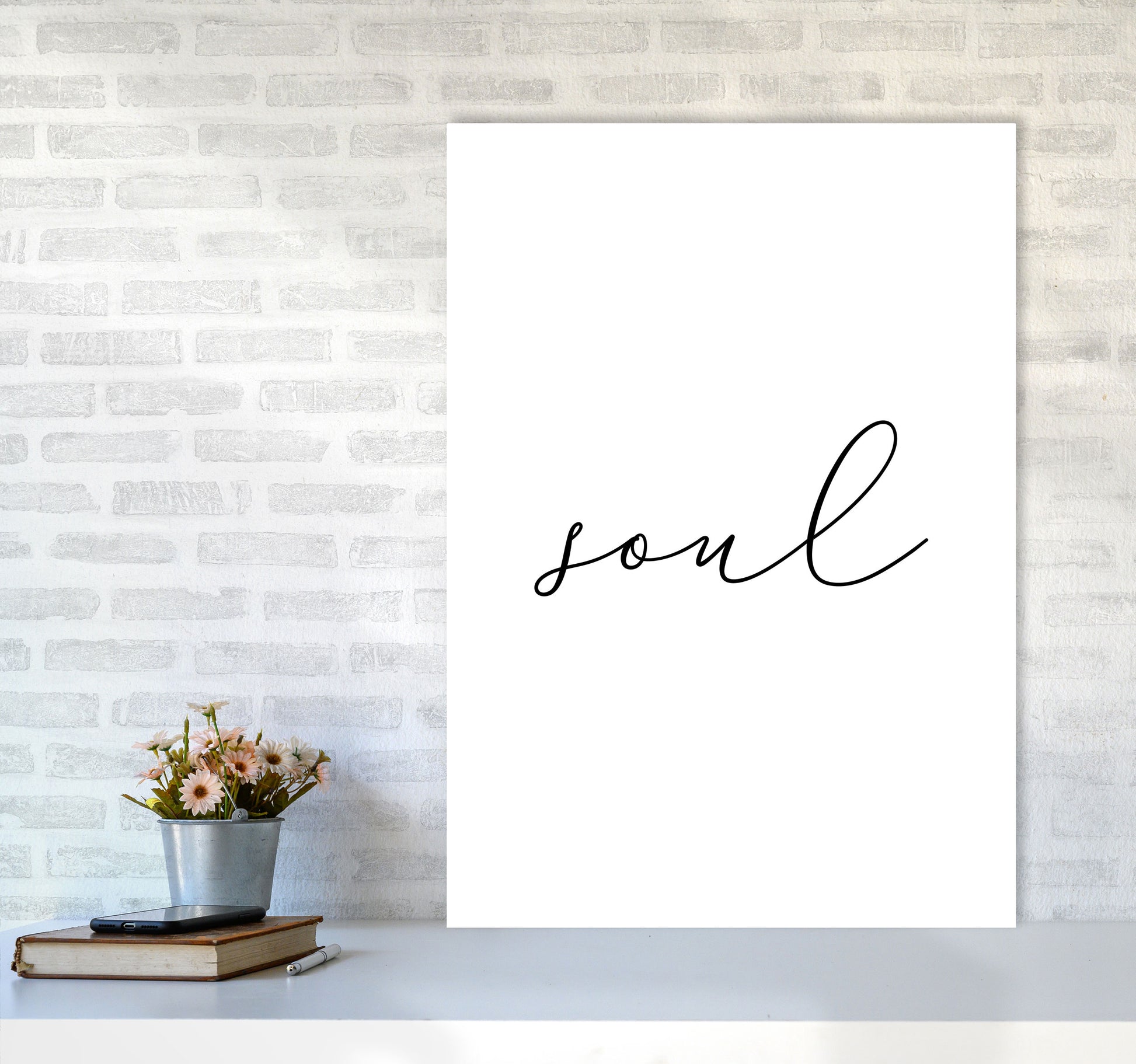 Soul Modern Print A1 Black Frame