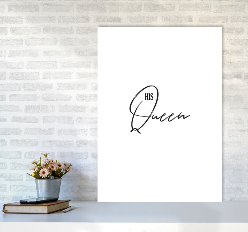 The Queen Modern Print A1 Black Frame
