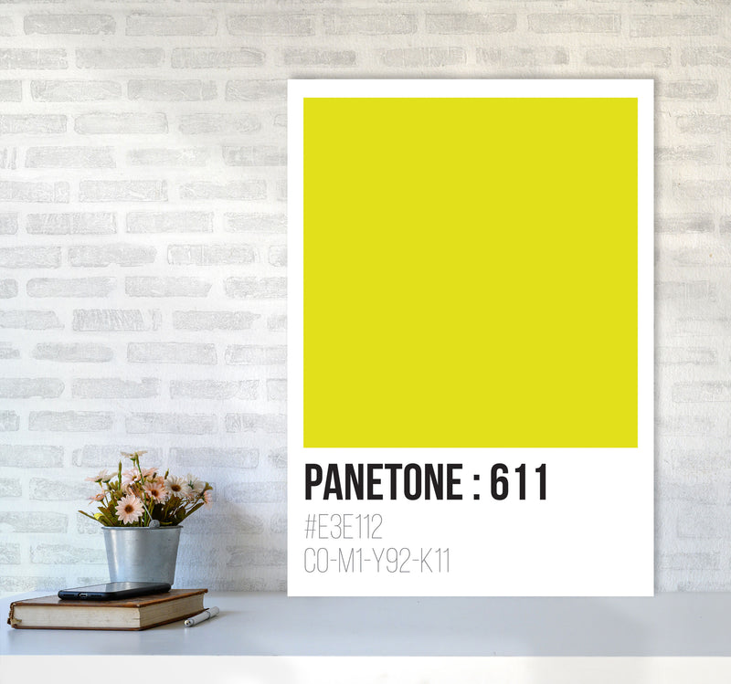 Panetone Colours 611 Modern Print A1 Black Frame