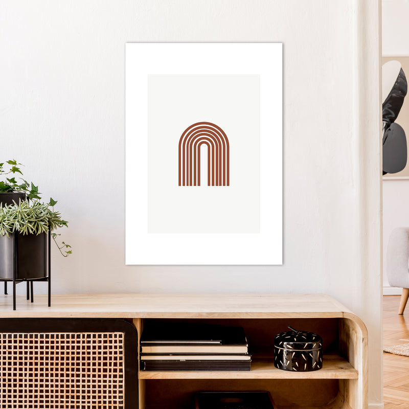 Mica Sand Rainbow N18  Art Print by Pixy Paper A1 Black Frame