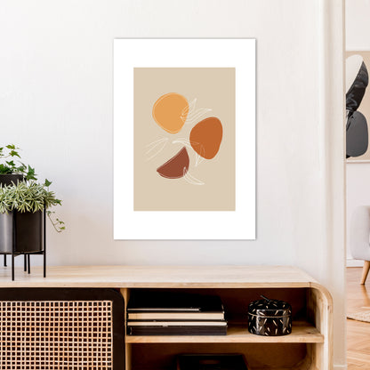 Mica Fruit N2  Art Print by Pixy Paper A1 Black Frame