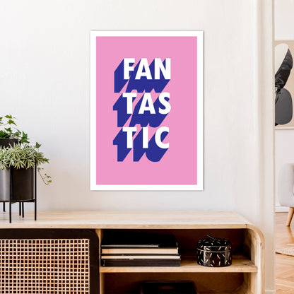 Fantastic Shadow  Art Print by Pixy Paper A1 Black Frame