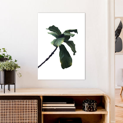 Plant Head Part Two  Art Print by Pixy Paper A1 Black Frame