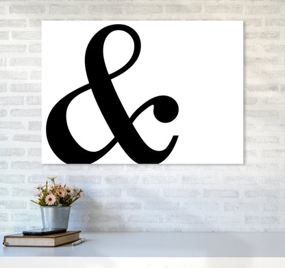 & Landscape  Art Print by Pixy Paper A1 Black Frame