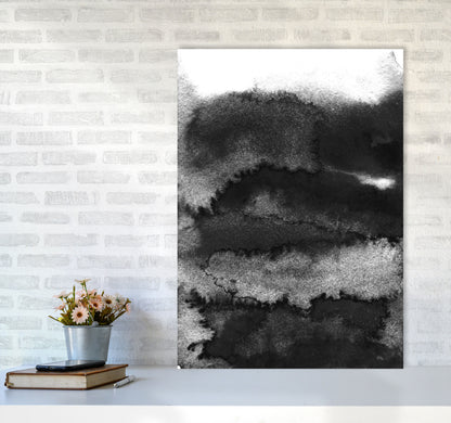 Majestic Monochrome Watercolour 16 Art Print by Pixy Paper A1 Black Frame