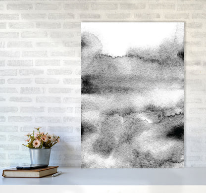 Majestic Monochrome Watercolour 04 Art Print by Pixy Paper A1 Black Frame