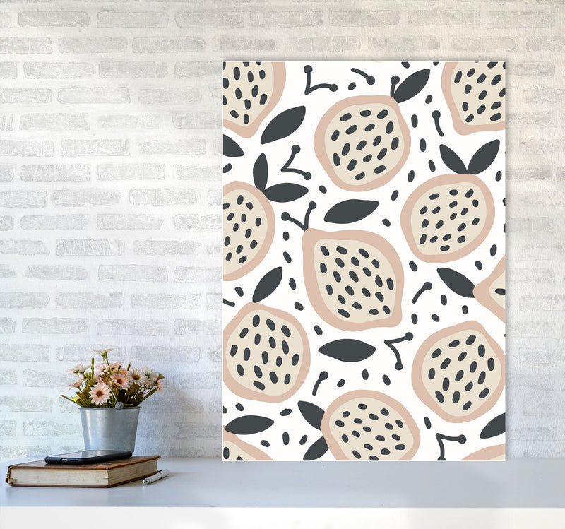 Inspired Fruit Art Print by Pixy Paper A1 Black Frame