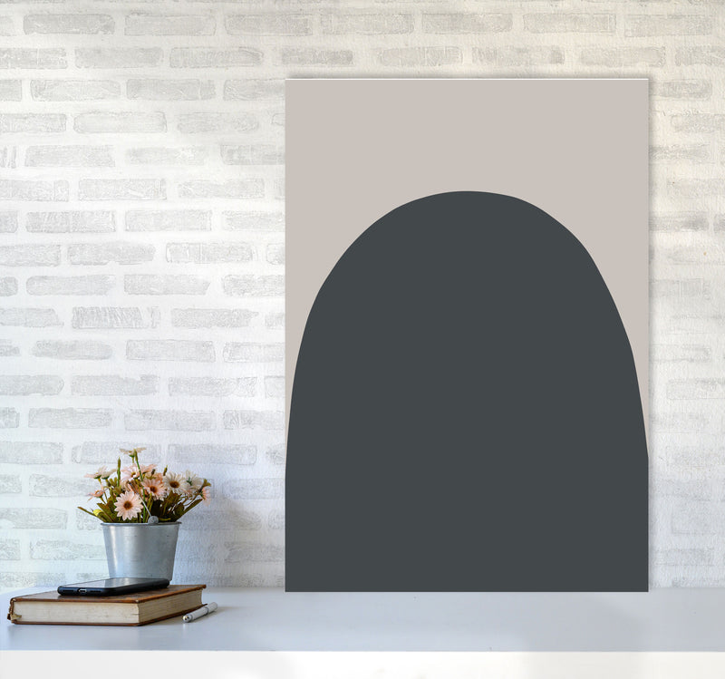 Inspired Off Black and Stone Hill Art Print by Pixy Paper A1 Black Frame