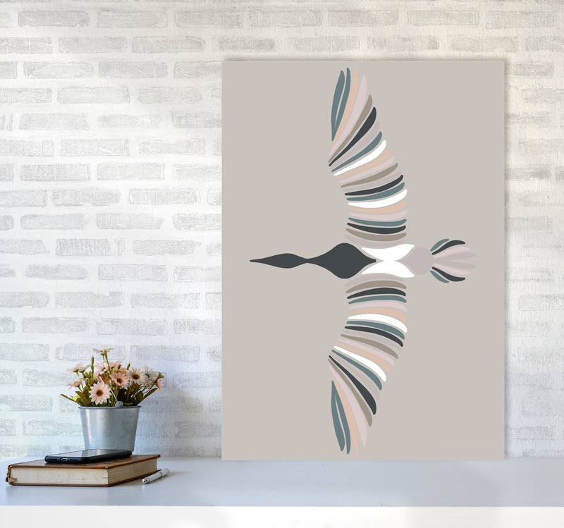 Inspired Bird Art Print by Pixy Paper A1 Black Frame