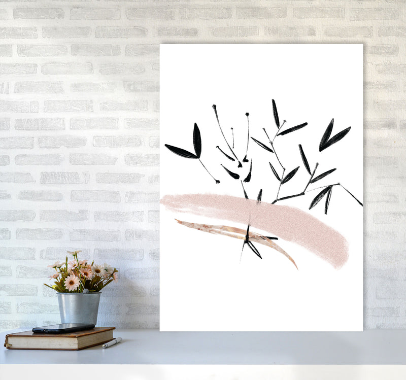 Delicate Floral 06 Art Print by Pixy Paper A1 Black Frame