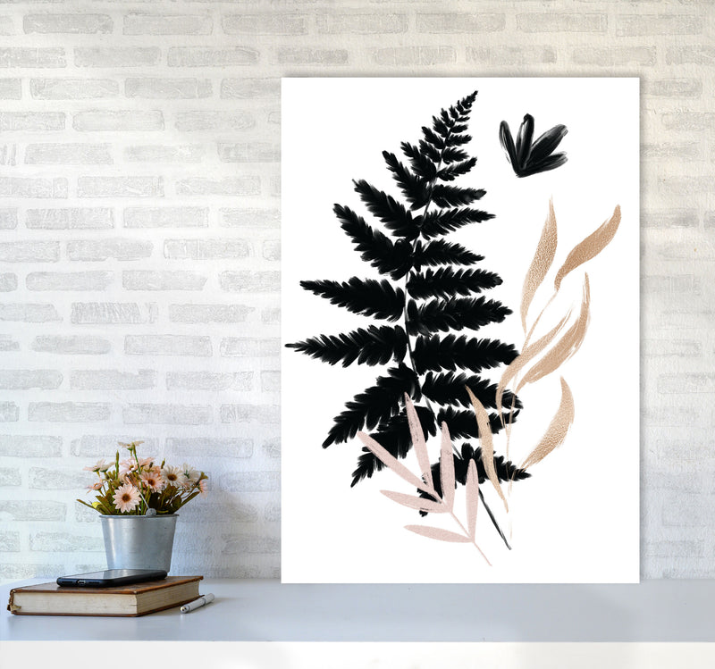 Delicate Floral 07 Art Print by Pixy Paper A1 Black Frame