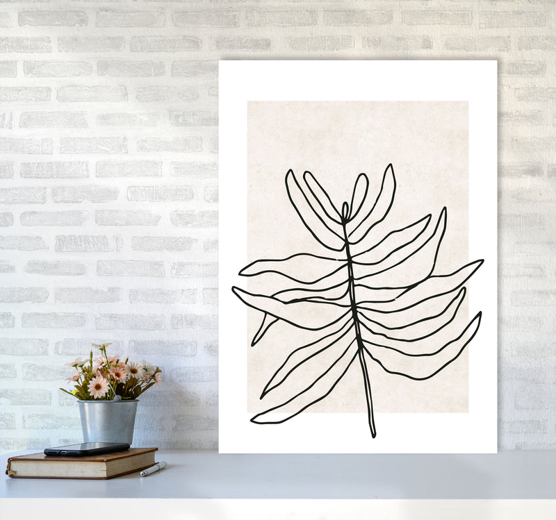 Autumn Wispa abstract Art Print by Pixy Paper A1 Black Frame