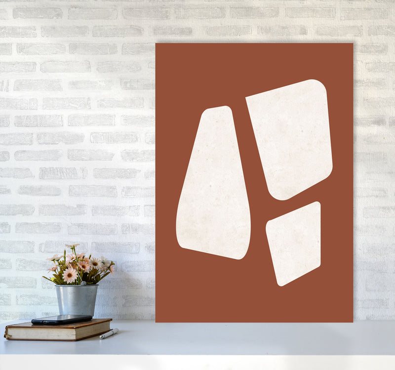 Autumn Luane abstract Art Print by Pixy Paper A1 Black Frame