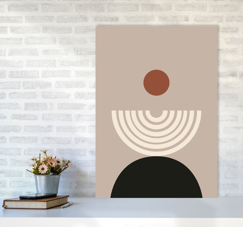 Autumn Lucille abstract Art Print by Pixy Paper A1 Black Frame