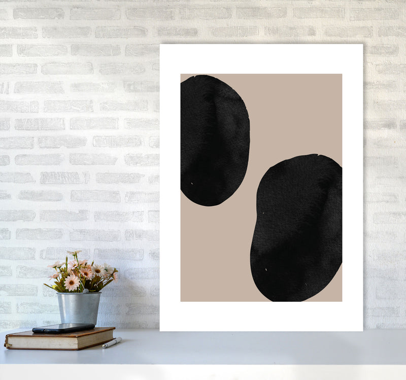 Autumn Alice abstract Art Print by Pixy Paper A1 Black Frame