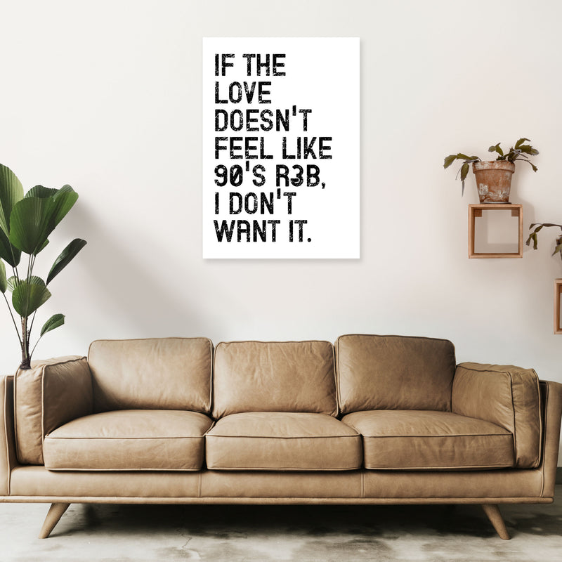 If The Love Art Print by Pixy Paper A1 Black Frame