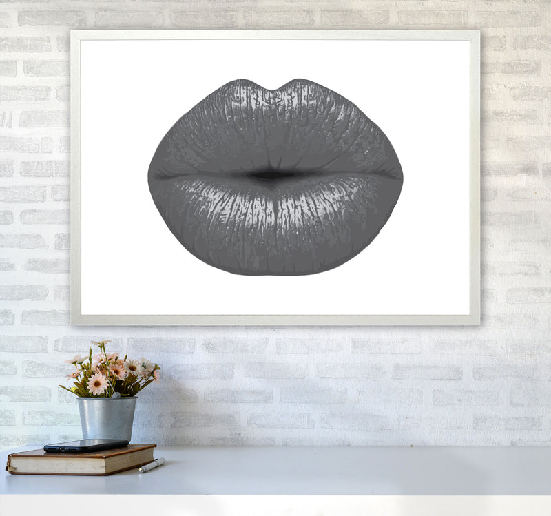Lips Modern Print A1 Oak Frame