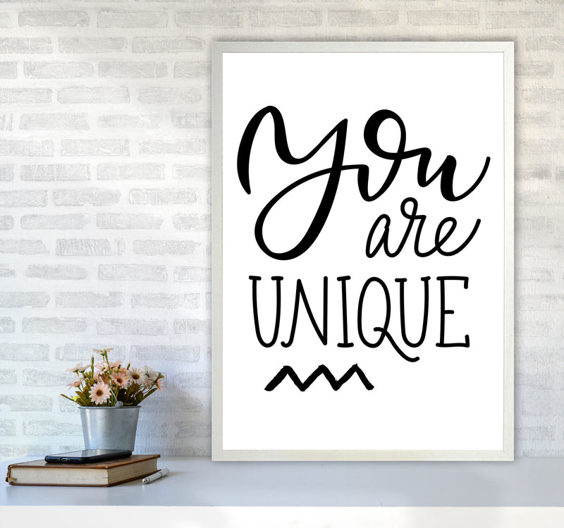 You Are Unique Modern Print A1 Oak Frame