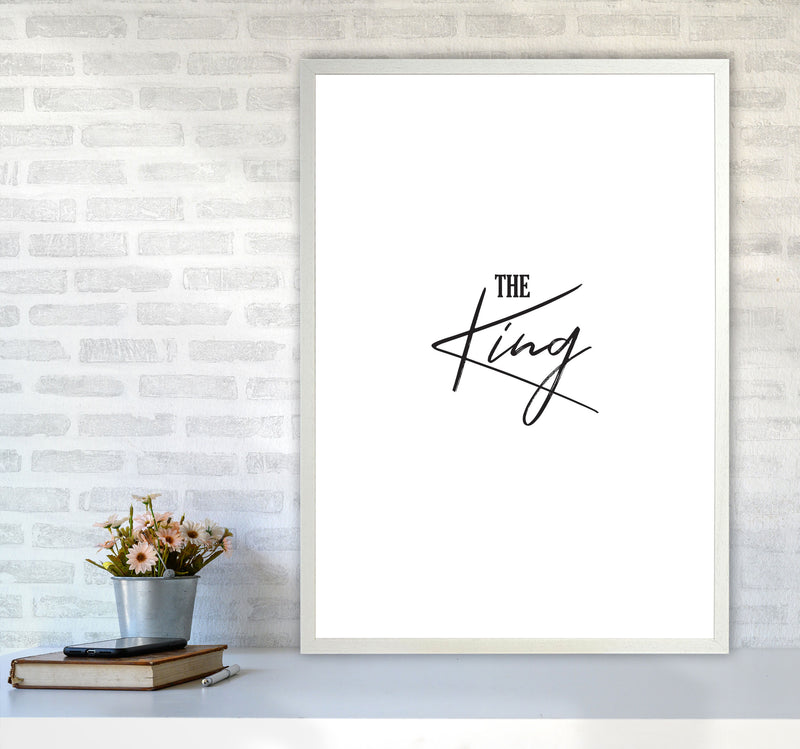 The King Modern Print A1 Oak Frame