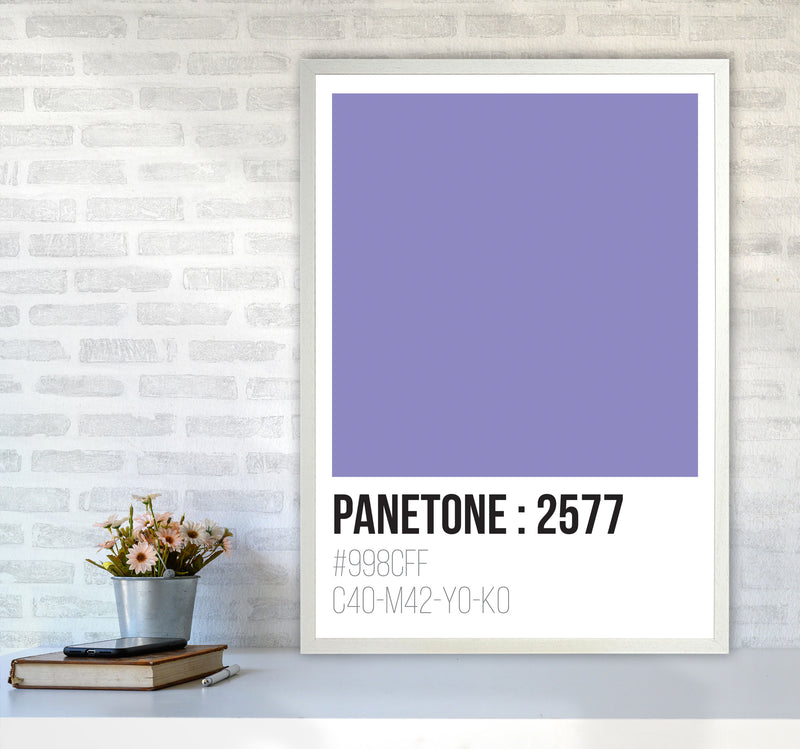 Panetone Colours 2577 Modern Print A1 Oak Frame
