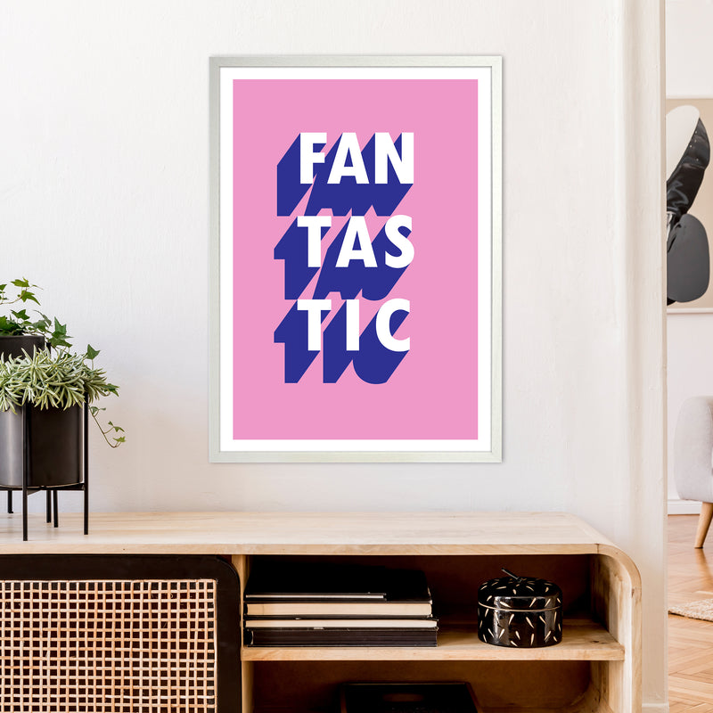 Fantastic Shadow  Art Print by Pixy Paper A1 Oak Frame