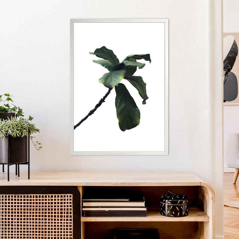 Plant Head Part Two  Art Print by Pixy Paper A1 Oak Frame