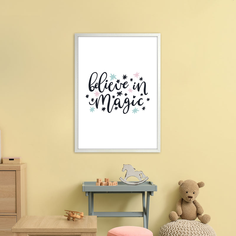 Believe In Magic  Art Print by Pixy Paper A1 Oak Frame