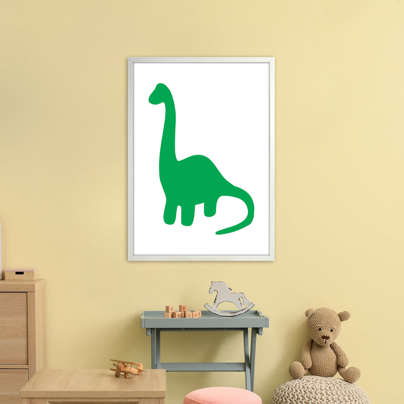 Brach Green  Art Print by Pixy Paper A1 Oak Frame