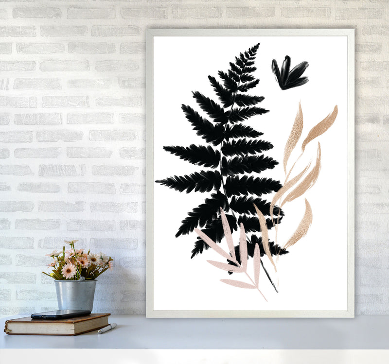 Delicate Floral 07 Art Print by Pixy Paper A1 Oak Frame