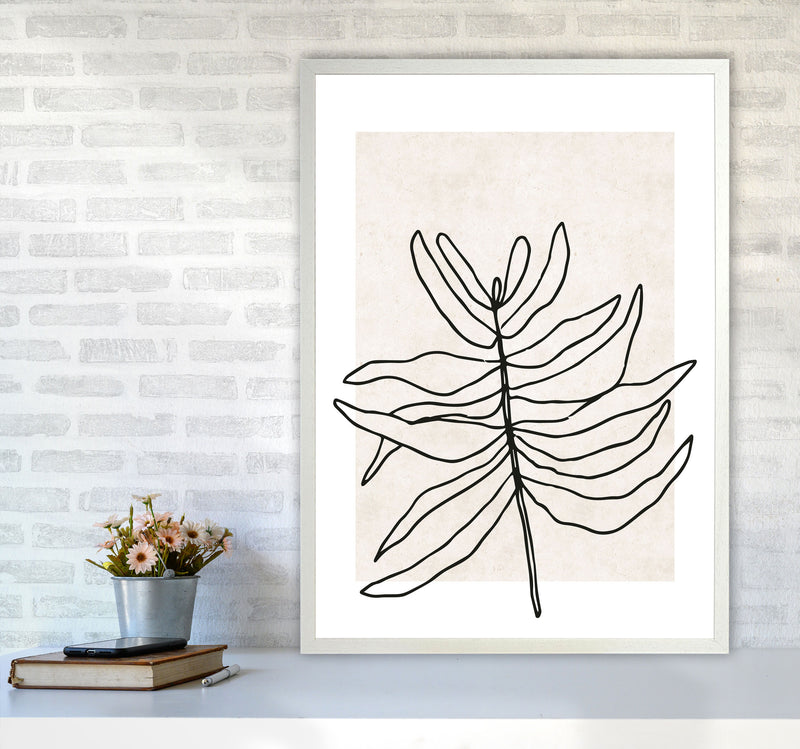 Autumn Wispa abstract Art Print by Pixy Paper A1 Oak Frame