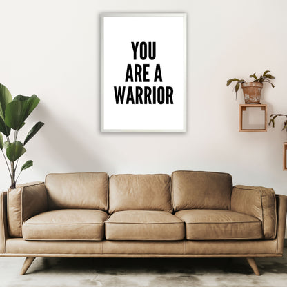 You Are A Warrior Art Print by Pixy Paper A1 Oak Frame