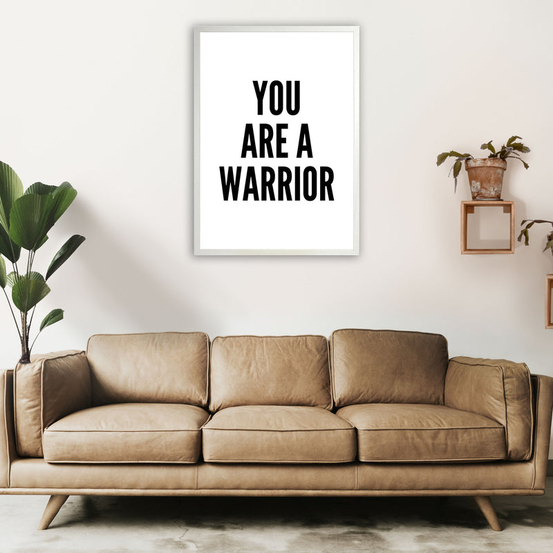 You Are A Warrior Art Print by Pixy Paper A1 Oak Frame