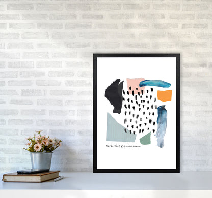 Abstract Shapes Artboard Modern Print A2 White Frame