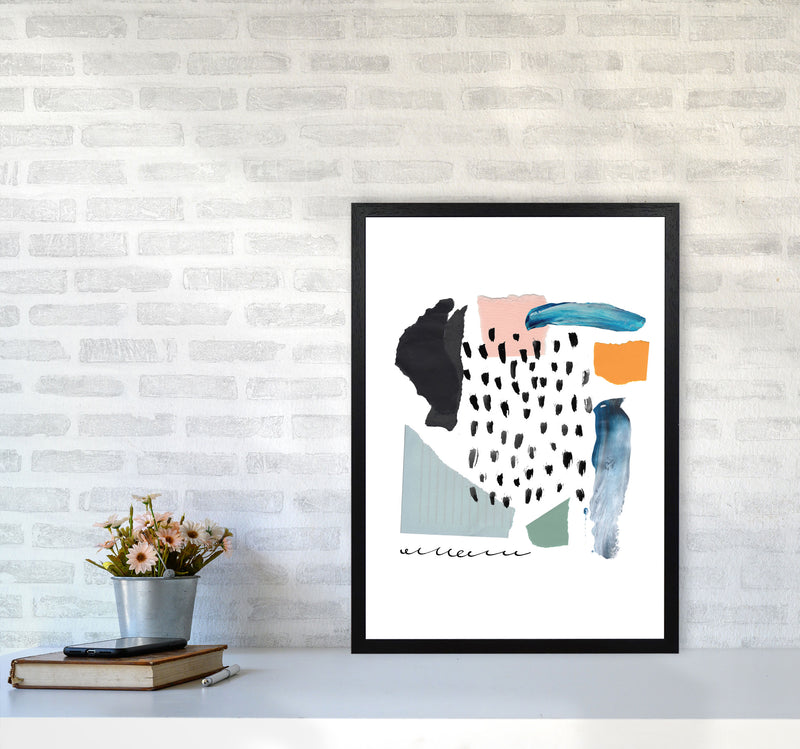 Abstract Shapes Artboard Modern Print A2 White Frame